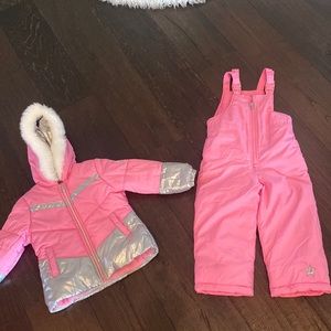 Girls (4t) Ski jacket and matching bib
